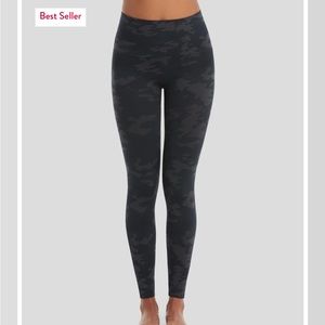 Spanx camo print seamless leggings